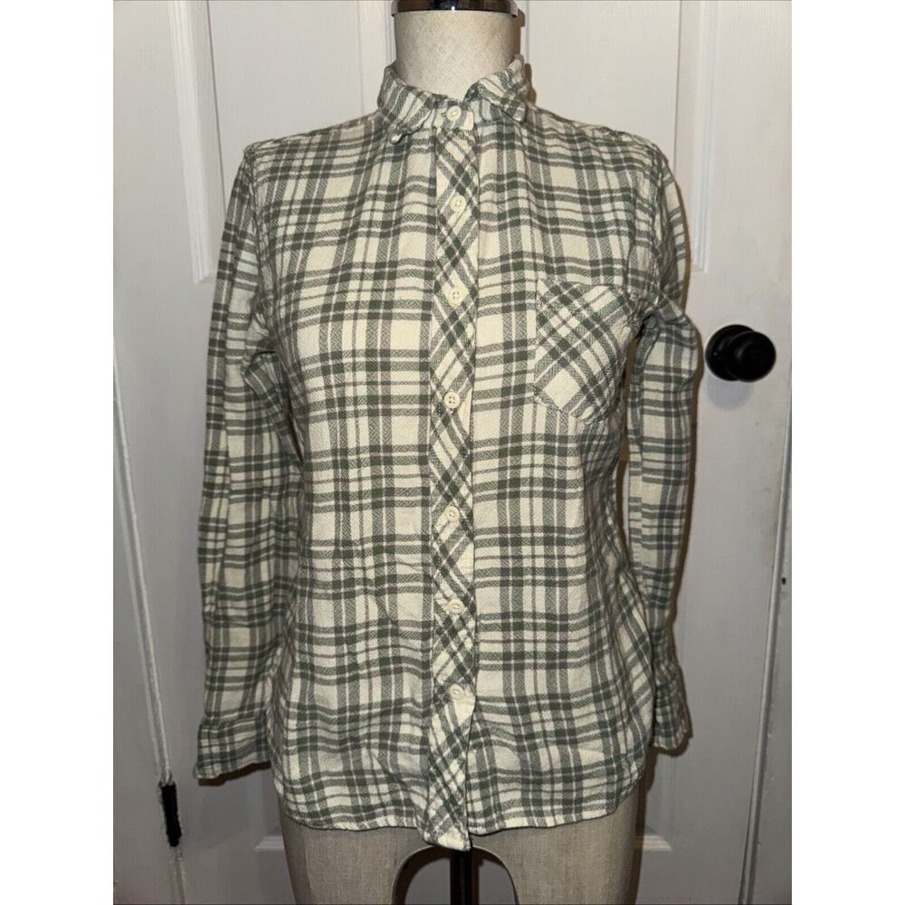 Denim & Supply RL Tomboy Ralph Lauren Women’s Plaid Green Button Up Blouse S